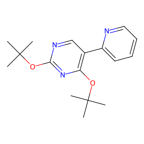 2,4-Ditert-butoxy-5-(2-pyridinyl)pyrimidine structure