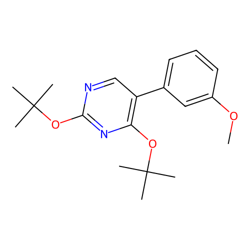 2,4-Ditert-butoxy-5-(3-methoxyphenyl)pyrimidine structure