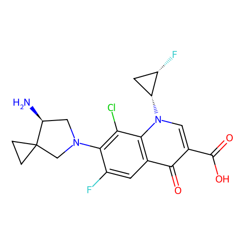 Sitafloxacin Rrs Isomer structure
