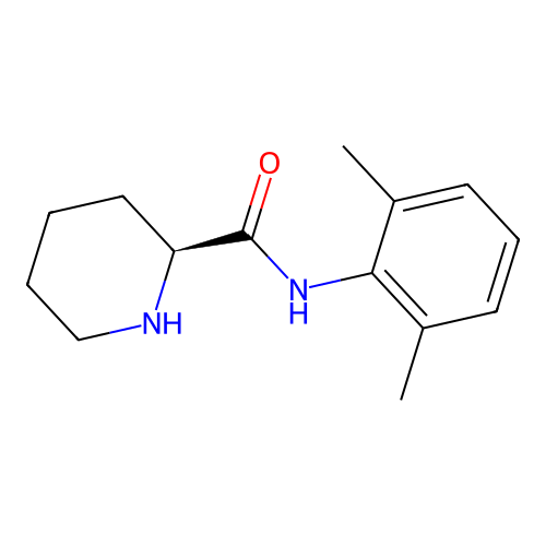 2',6'-Pipecoloxylidide, (+)- structure