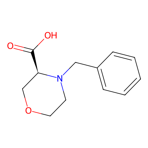 (S)-4-苄基-3-吗啉甲酸 structure