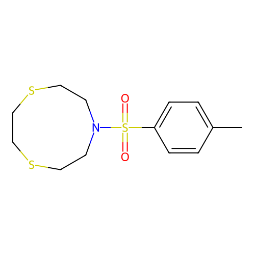 7-(4-Methylphenyl)sulfonyl-1,4,7-dithiazonane structure
