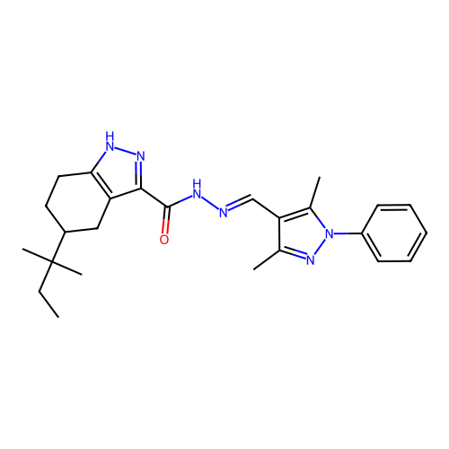 C25H32N6O structure