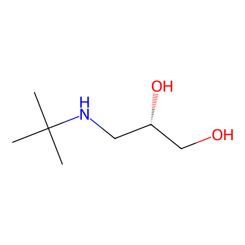 (S)-3-(tert-Butylamino)propane-1,2-diol structure
