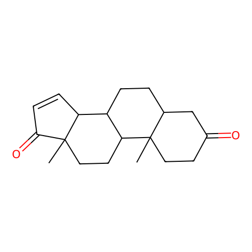 5alpha-Androst-15-ene-3,17-dione structure