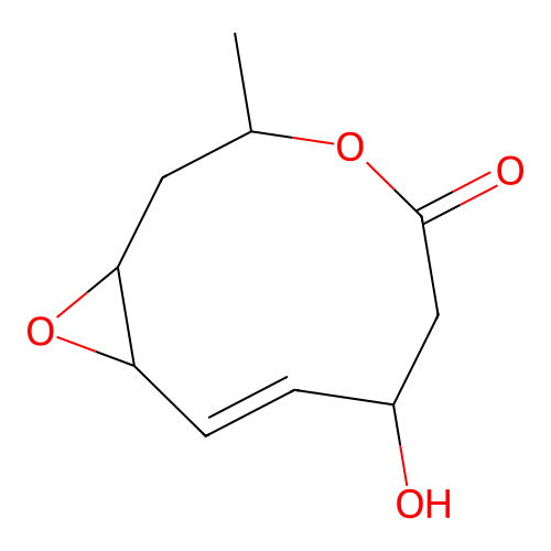 Decarestrictine A structure