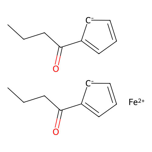 1-Cyclopenta-1,3-dien-1-ylbutan-1-one;iron(2+) structure