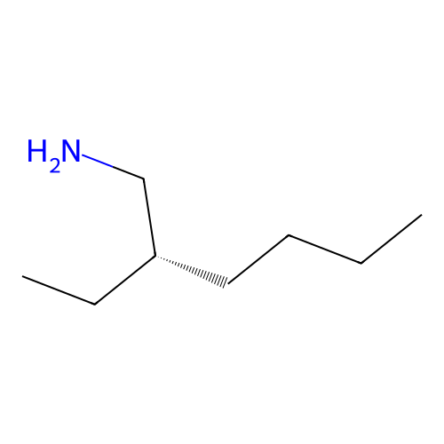 1-Hexanamine, 2-ethyl-, (2S)- structure