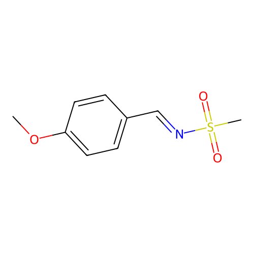 N-(4-Methoxy-benzylidene)-methanesulfonamide structure