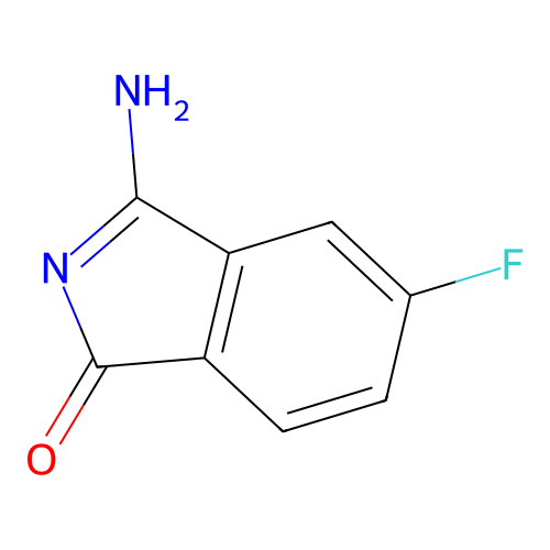 3-Amino-5-fluoro-1H-isoindol-1-one structure