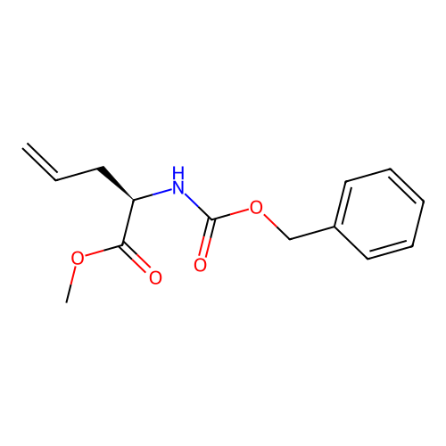 methyl (2R)-2-{[(benzyloxy)carbonyl]amino}pent-4-enoate structure