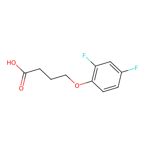 4-(2,4-Difluorophenoxy)butanoic acid structure