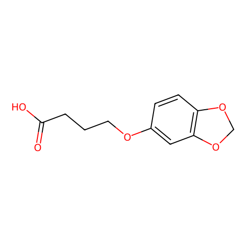 4-(Benzo[1,3]dioxol-5-yloxy)-butyric acid structure