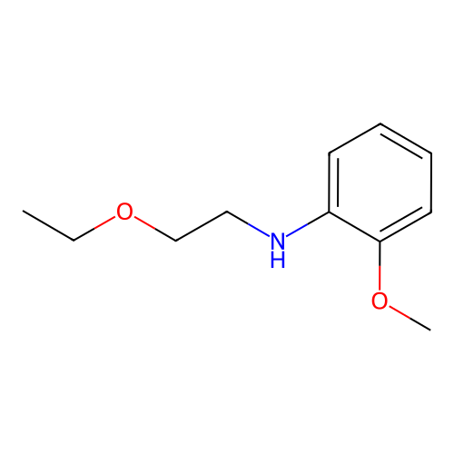 N-(2-ethoxyethyl)-2-methoxyaniline structure