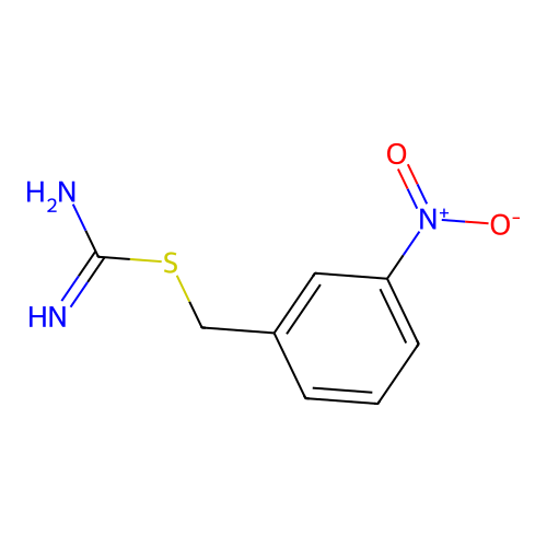(3-Nitrophenyl)methyl carbamimidothioate structure