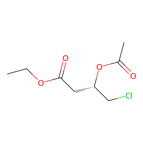 Ethyl (3S)-3-(acetyloxy)-4-chlorobutanoate structure
