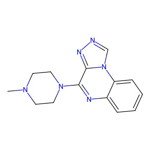 4-(4-Methylpiperazin-1-yl)-[1,2,4]triazolo[4,3-a]quinoxaline structure