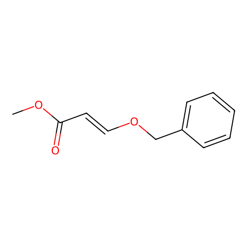 Methyl (E)-3-(Benzyloxy)acrylate structure