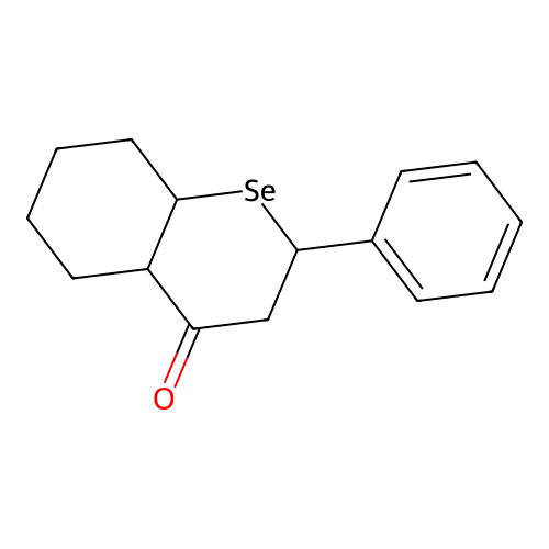 2-Phenyl-octahydro-2H-1-benzoselenopyran-4-one structure