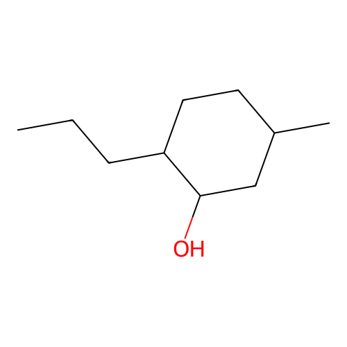 5-Methyl-2-propylcyclohexanol structure