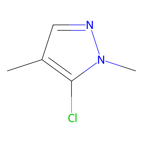 5-Chloro-1,4-dimethyl-1H-pyrazole structure