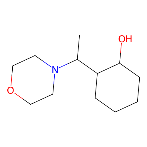 2-(1-Morpholin-4-ylethyl)cyclohexan-1-ol structure