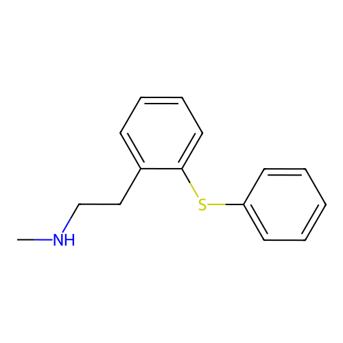 N-methyl-2-(2-phenylsulfanylphenyl)ethanamine structure