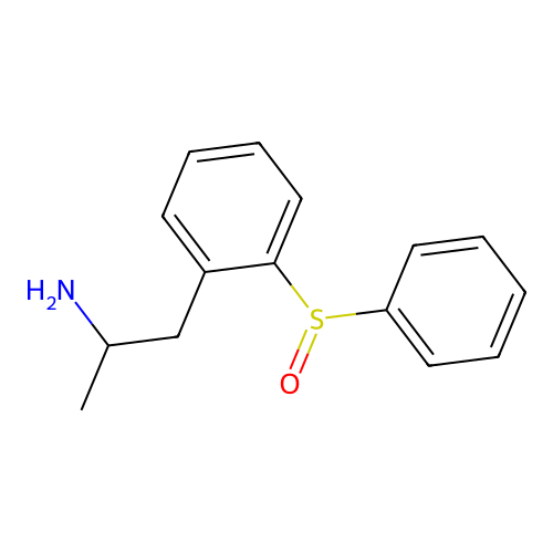 1-[2-(Benzenesulfinyl)phenyl]propan-2-amine structure