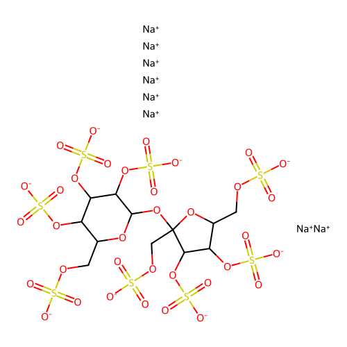 Sucrosofate sodium structure