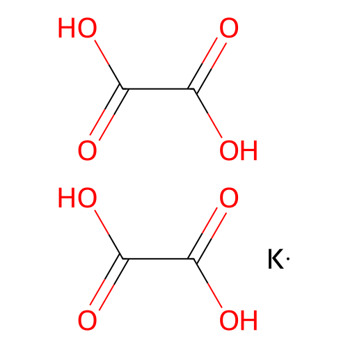 Potassium Tetraoxalate structure