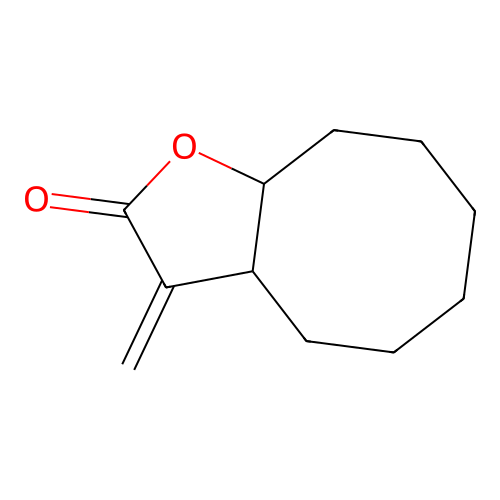 3-Methylidene-3a,4,5,6,7,8,9,9a-octahydrocycloocta[b]furan-2-one structure