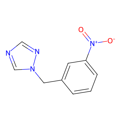 1-[(3-Nitrophenyl)methyl]-1,2,4-triazole structure