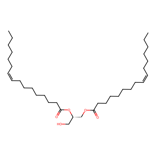 DG(16:1(9Z)/16:1(9Z)/0:0) structure