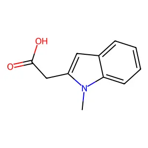 2-(1-Methyl-1H-indol-2-yl)acetic acid structure