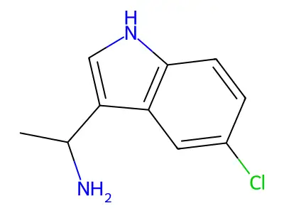 1-(5-Chloro-1H-indol-3-YL)ethan-1-amine structure