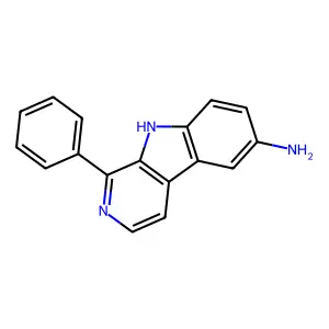 1-苯基-9H-吡啶并[3,4-b]吲哚-6-胺 structure