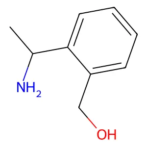 (2-(1-Aminoethyl)phenyl)methanol structure