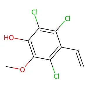 2,3,5-Trichloro-4-ethenyl-6-methoxyphenol structure