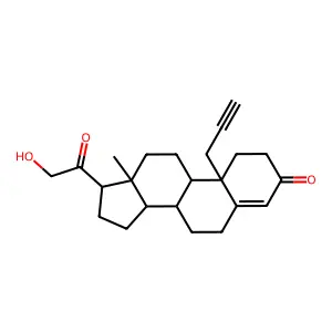 19-Acetylenic-deoxycorticosterone structure