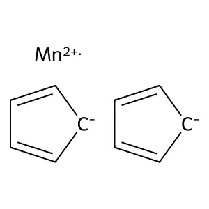 Dicyclopenta-2,4-dien-1-ylmanganese structure