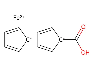 二茂铁甲酸 structure