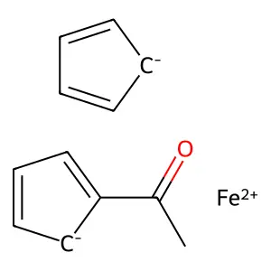 乙酰二茂铁 structure