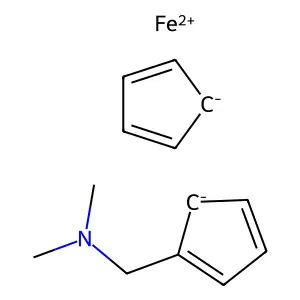 N,N-Dimethylaminomethylferrocene structure