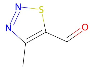 4-Methyl-1,2,3-thiadiazole-5-carbaldehyde structure