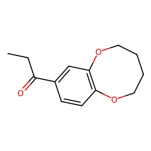 1-Propanone, 1-(2,3,4,5-tetrahydro-1,6-benzodioxocin-8-yl)- structure