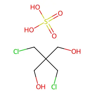 2,2-双(氯甲基)-1,3-丙二醇硫酸酯 structure