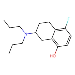 5-氟-8-羟基-2-(二丙氨基)四氢萘 structure