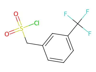 [4-(Trifluoromethyl)phenyl]methanesulfonyl chloride structure