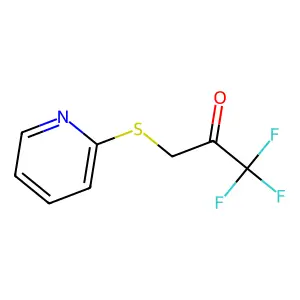 2-Propanone, 1,1,1-trifluoro-3-(2-pyridinylthio)- structure