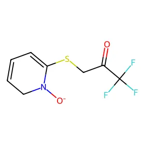 2-Propanone, 1,1,1-trifluoro-3-((1-oxido-2-pyridinyl)thio)- structure